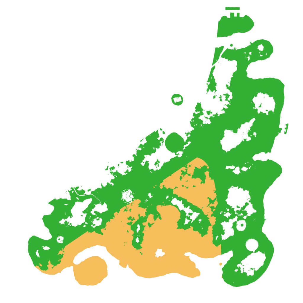 Biome Rust Map: Procedural Map, Size: 4300, Seed: 1618488798