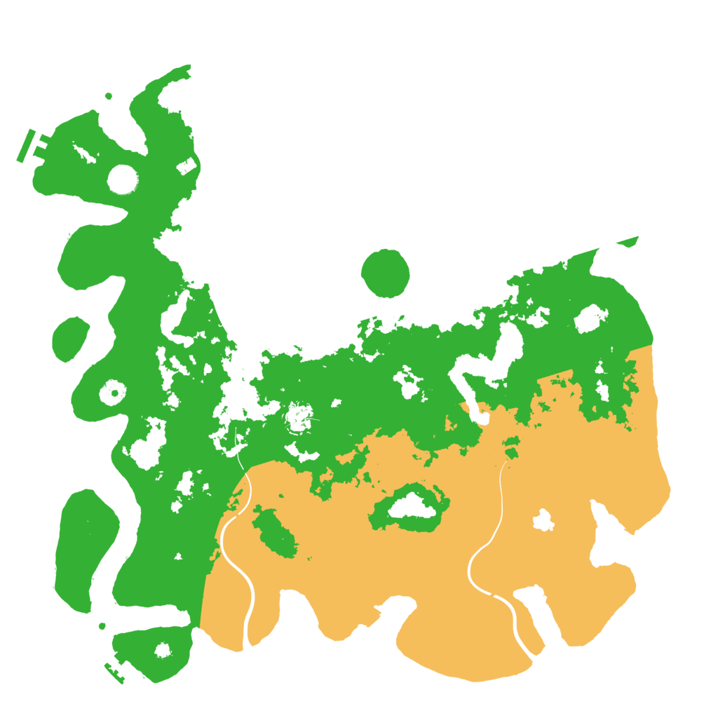 Biome Rust Map: Procedural Map, Size: 4200, Seed: 666666