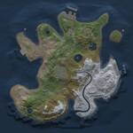 Thumbnail Rust Map: Procedural Map, Size: 2500, Seed: 1546915148, 7 Monuments
