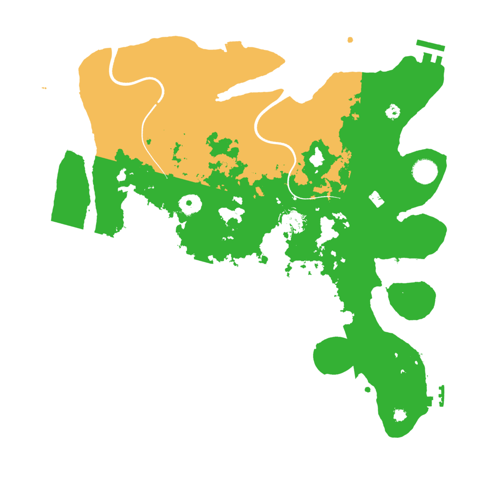 Biome Rust Map: Procedural Map, Size: 3500, Seed: 1150251558