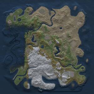 Thumbnail Rust Map: Procedural Map, Size: 4250, Seed: 1924561209, 16 Monuments