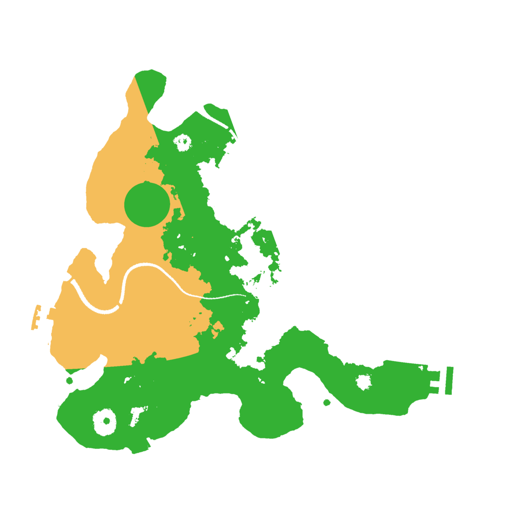 Biome Rust Map: Procedural Map, Size: 3000, Seed: 25101970