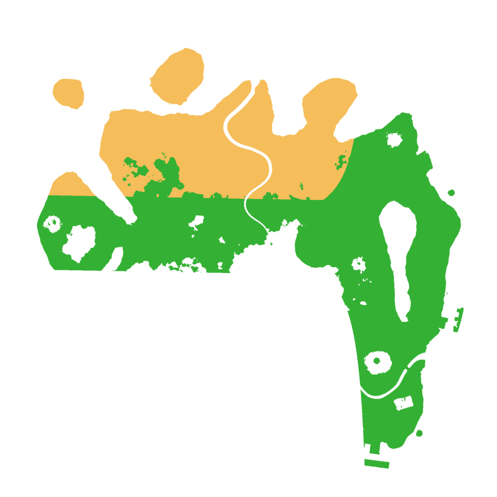 Biome Rust Map: Procedural Map, Size: 3000, Seed: 79631