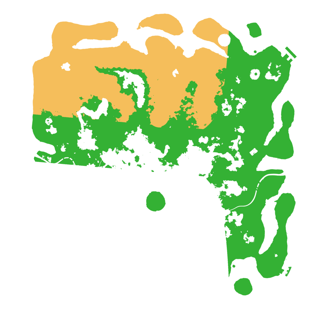 Biome Rust Map: Procedural Map, Size: 4500, Seed: 1067693288