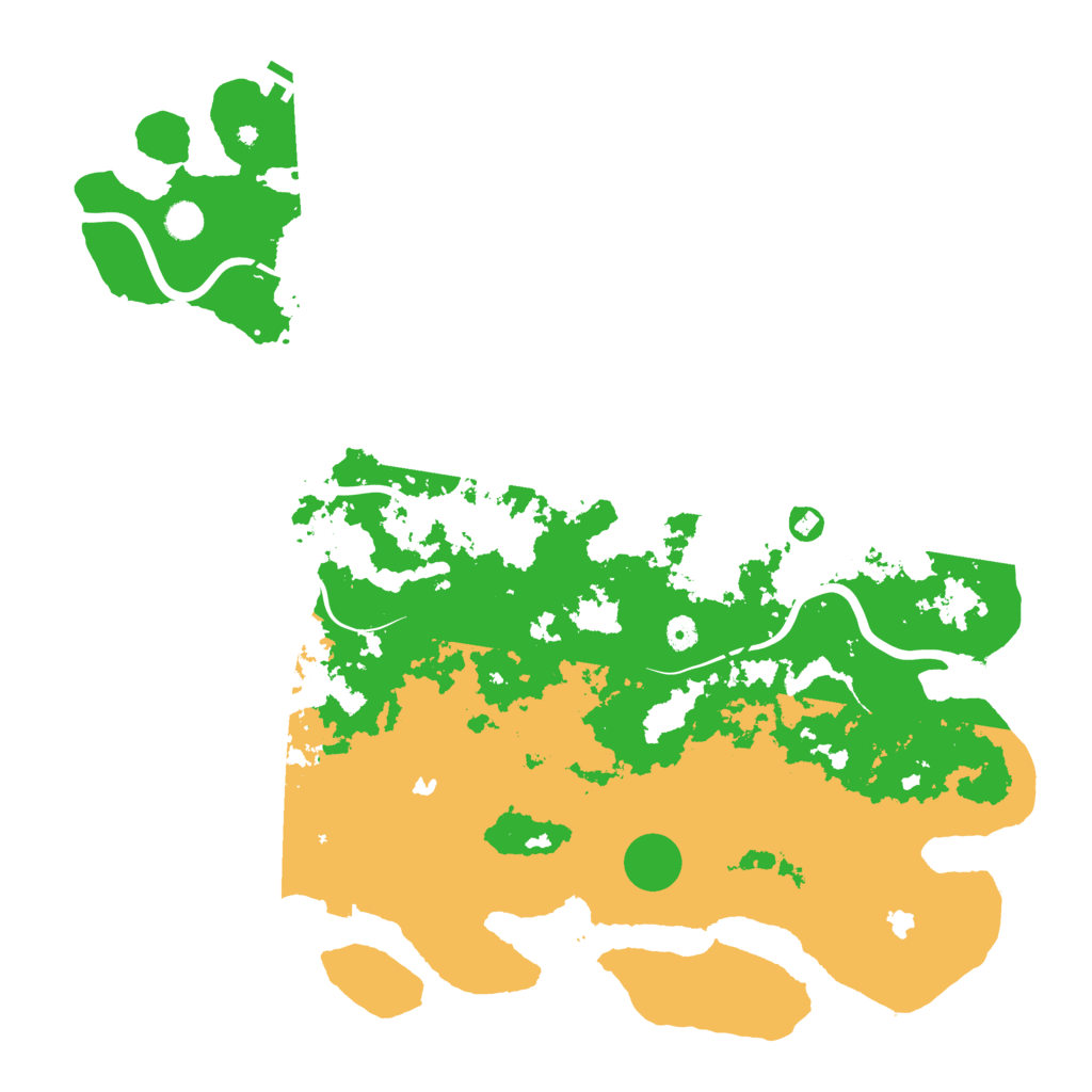 Biome Rust Map: Procedural Map, Size: 5000, Seed: 492115