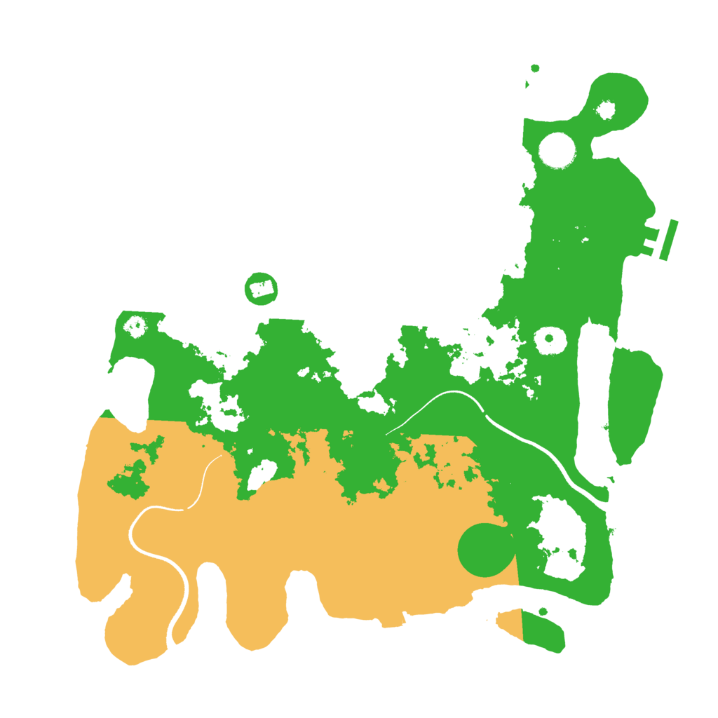 Biome Rust Map: Procedural Map, Size: 3500, Seed: 1713653069