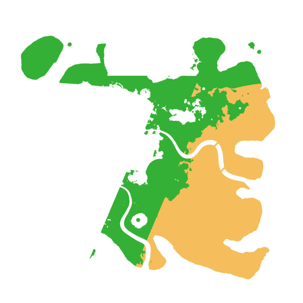 Biome Rust Map: Procedural Map, Size: 3000, Seed: 331878039