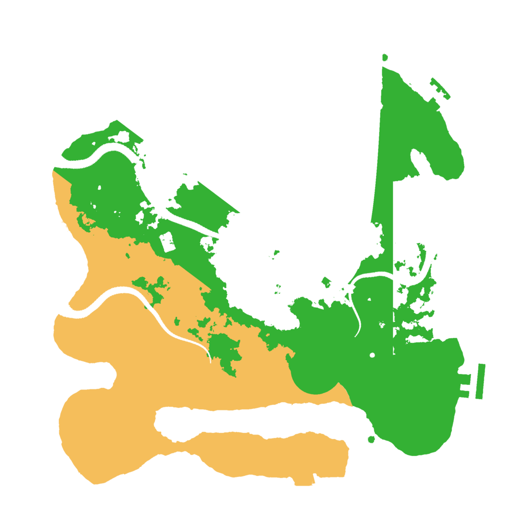 Biome Rust Map: Procedural Map, Size: 3000, Seed: 1666622045
