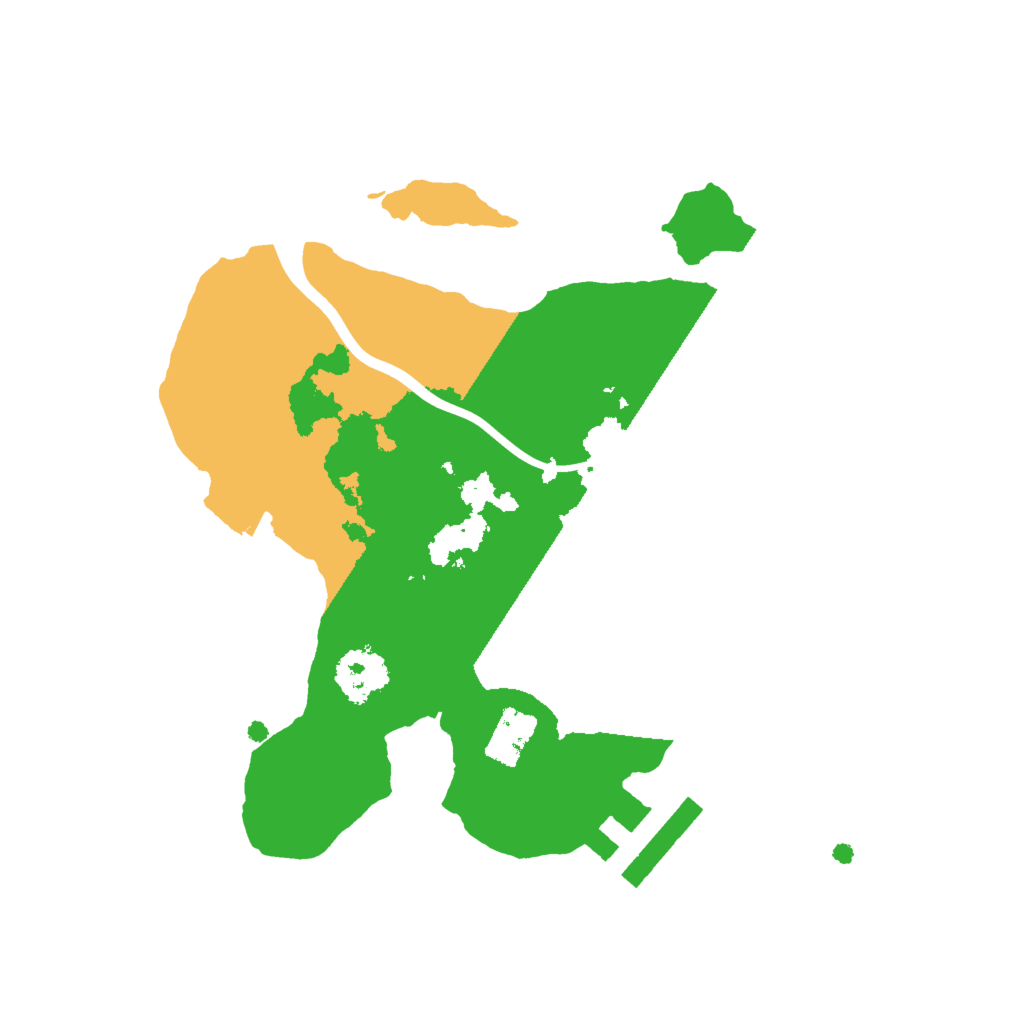 Biome Rust Map: Procedural Map, Size: 2000, Seed: 694469