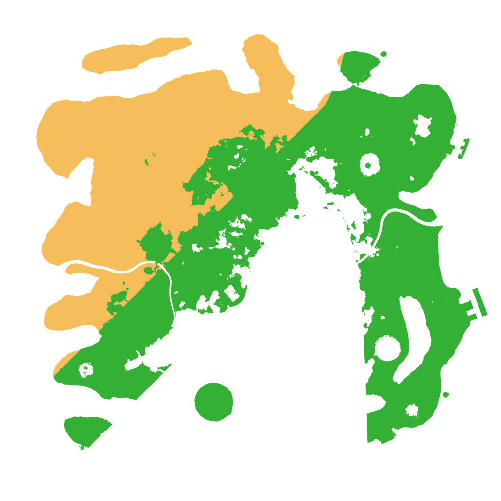 Biome Rust Map: Procedural Map, Size: 3500, Seed: 1125077649
