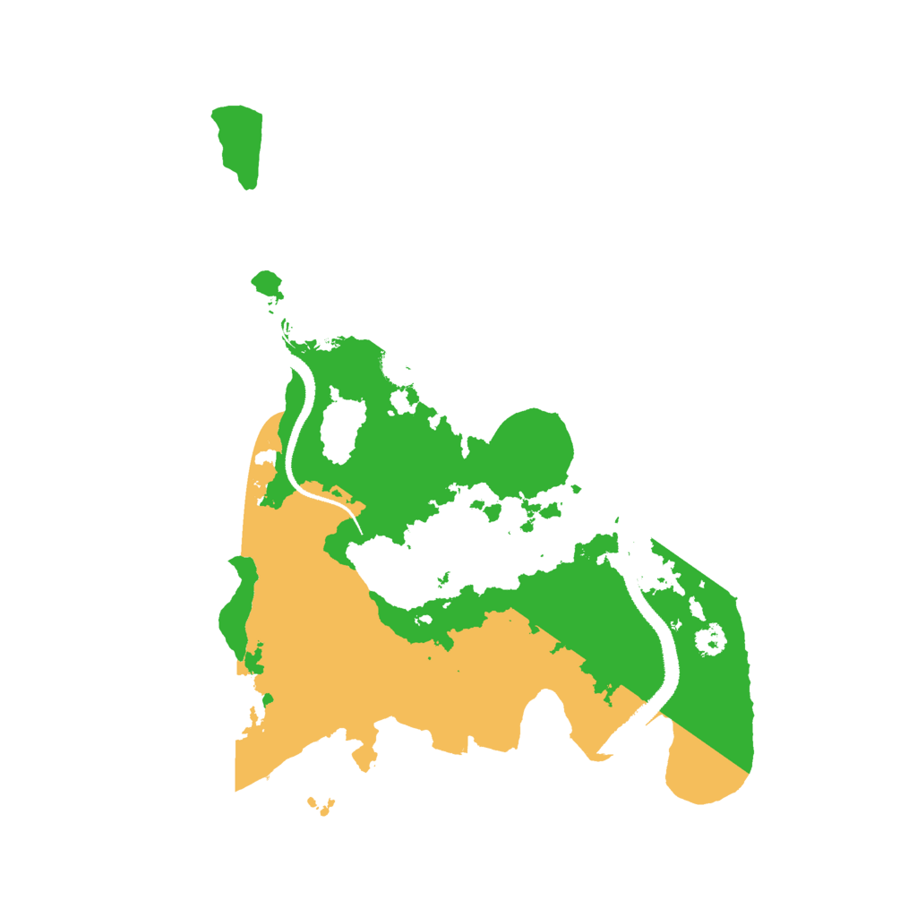 Biome Rust Map: Procedural Map, Size: 3000, Seed: 268488871