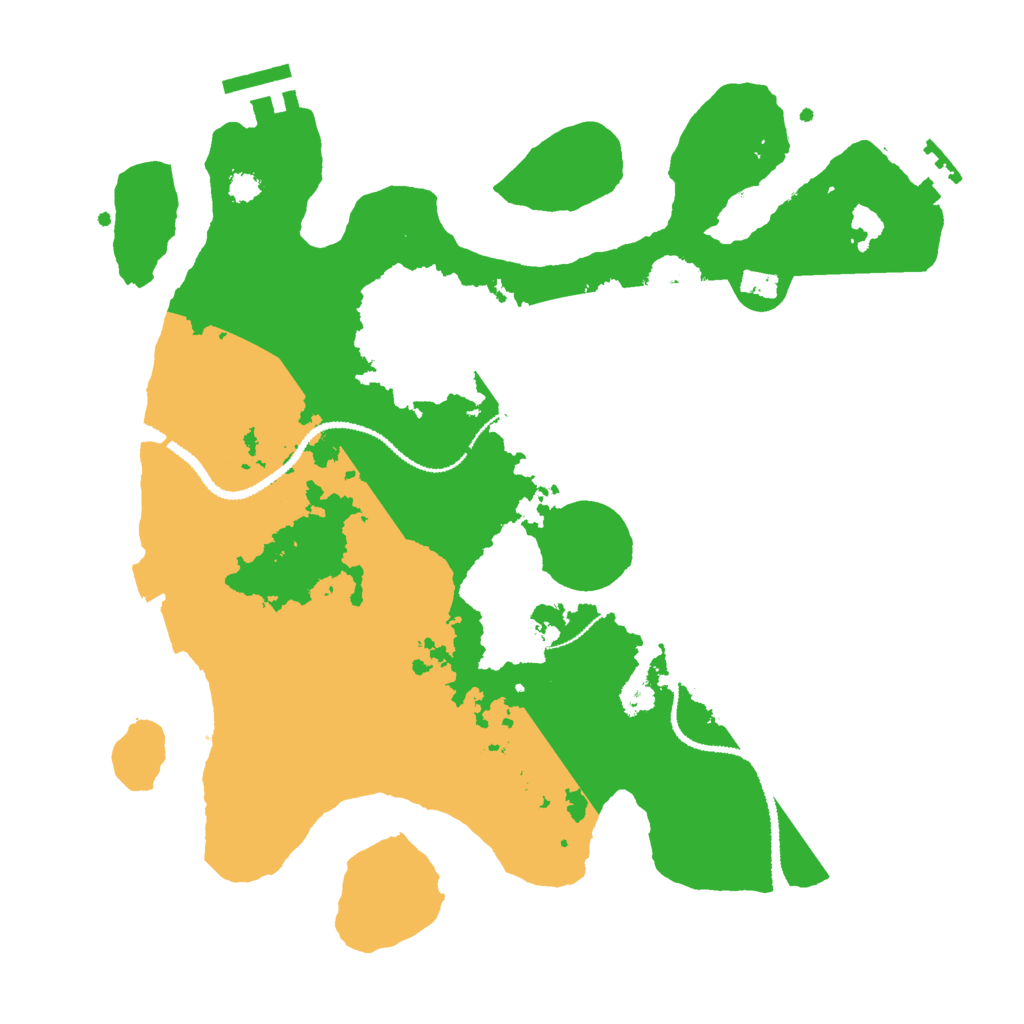 Biome Rust Map: Procedural Map, Size: 3000, Seed: 1696618165