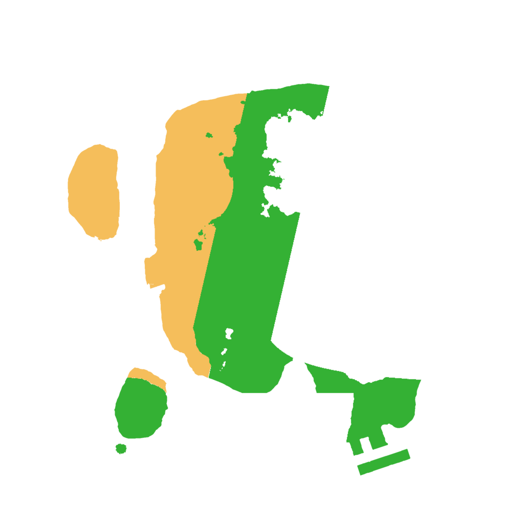 Biome Rust Map: Procedural Map, Size: 2000, Seed: 37555