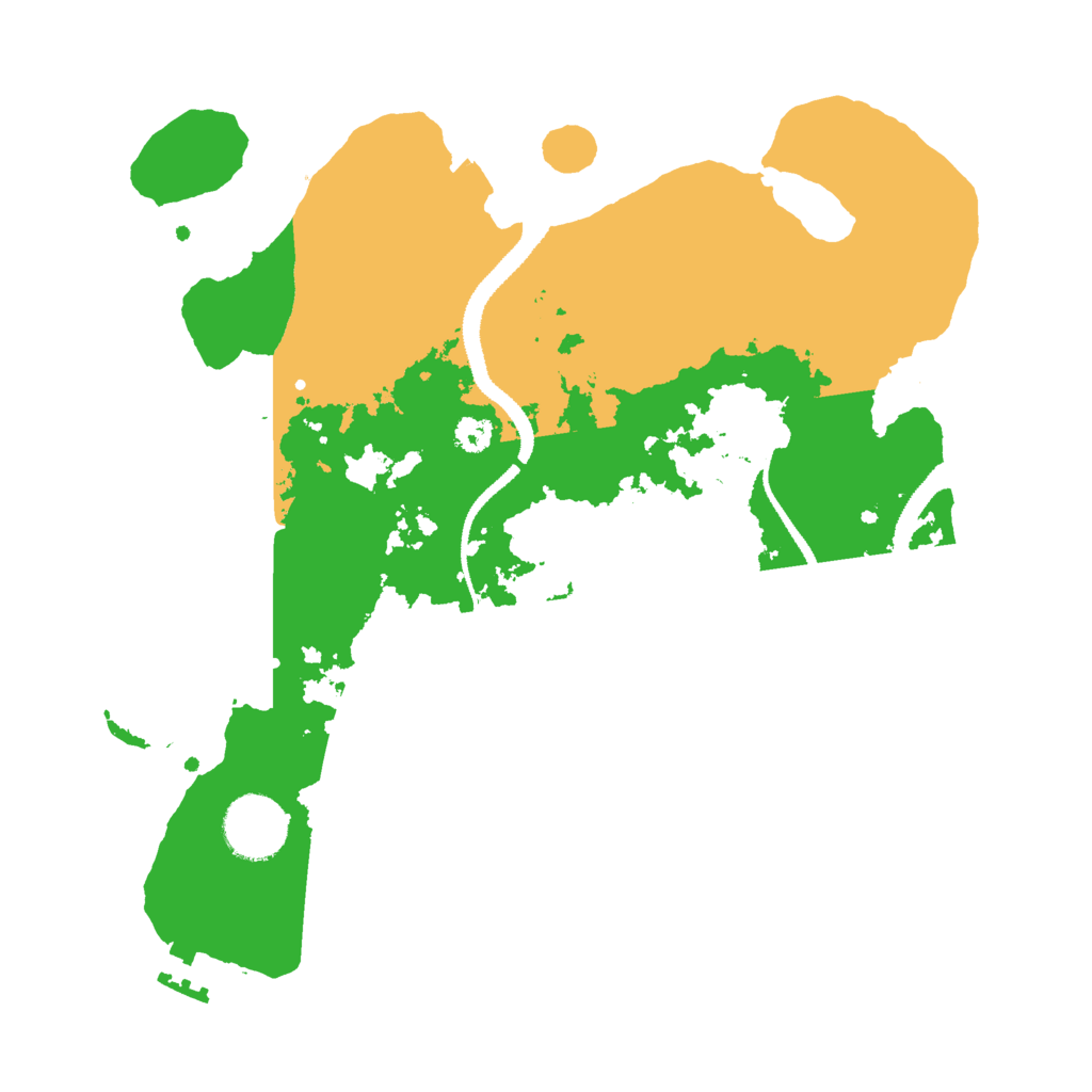 Biome Rust Map: Procedural Map, Size: 3000, Seed: 634667226