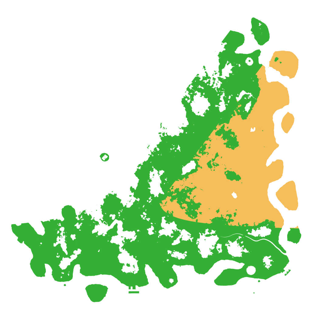 Biome Rust Map: Procedural Map, Size: 6000, Seed: 30784