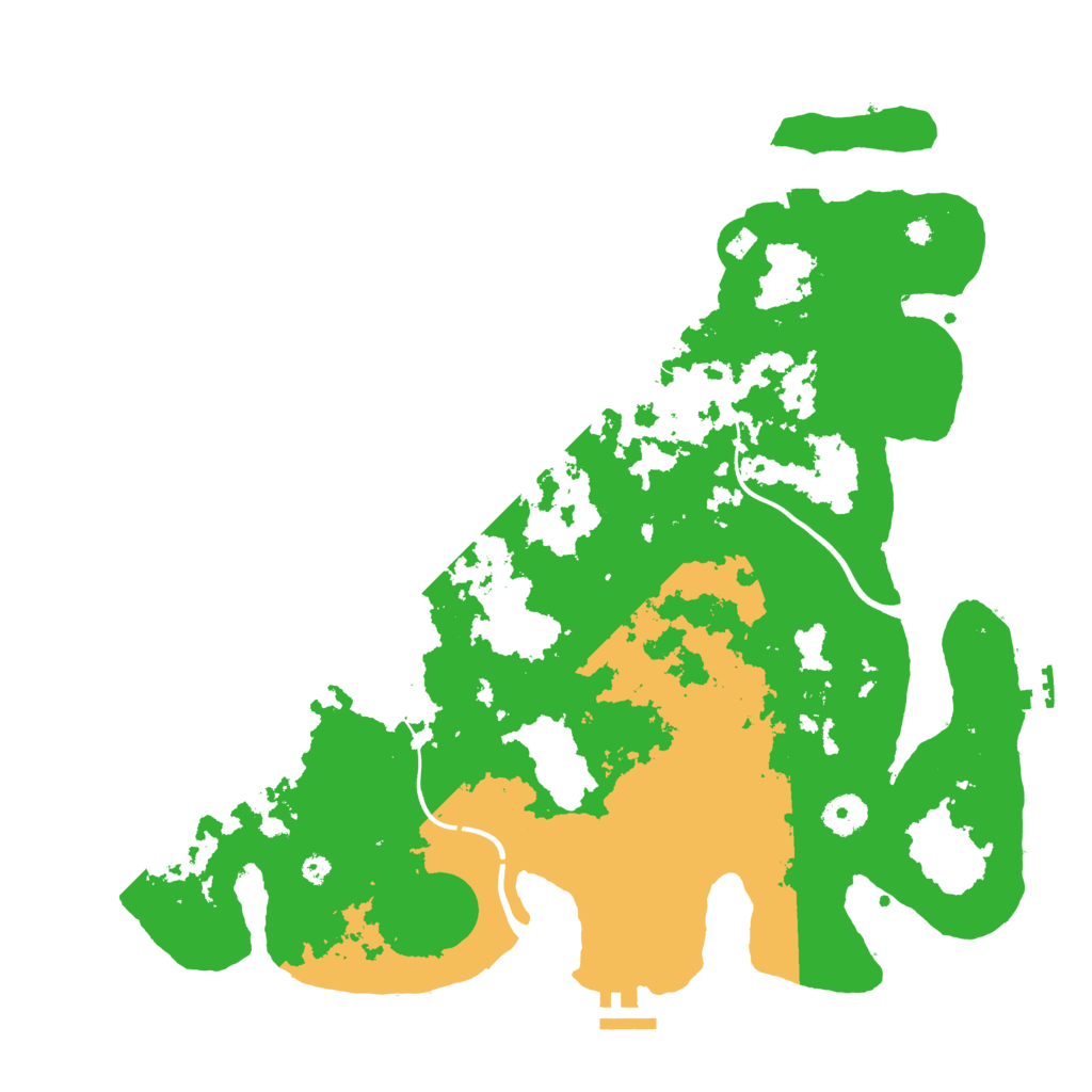 Biome Rust Map: Procedural Map, Size: 3900, Seed: 3453453