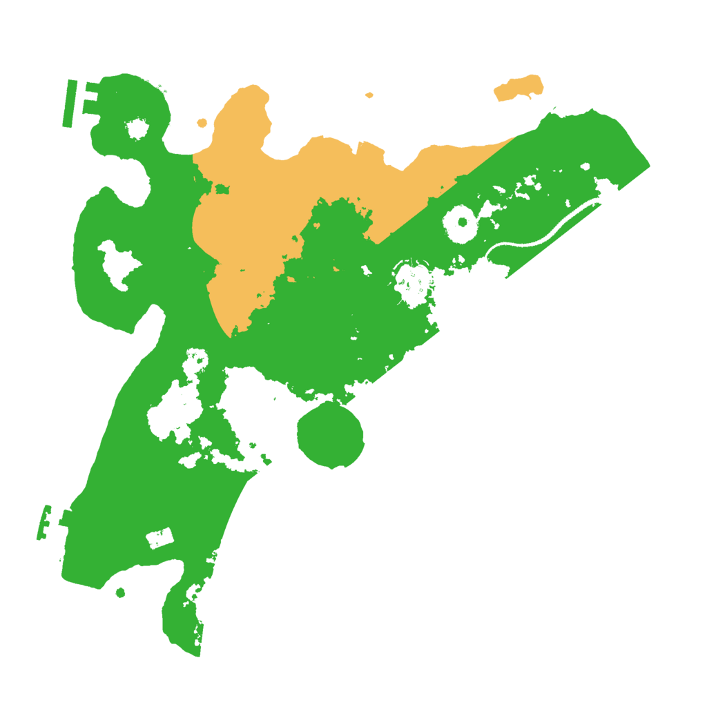 Biome Rust Map: Procedural Map, Size: 3000, Seed: 21761