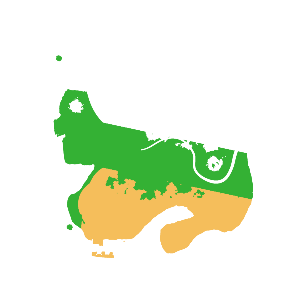 Biome Rust Map: Procedural Map, Size: 2000, Seed: 99610242