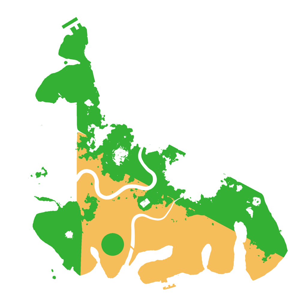 Biome Rust Map: Procedural Map, Size: 3600, Seed: 12903