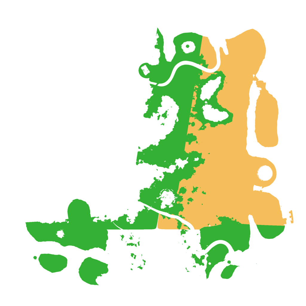 Biome Rust Map: Procedural Map, Size: 3600, Seed: 1331804292