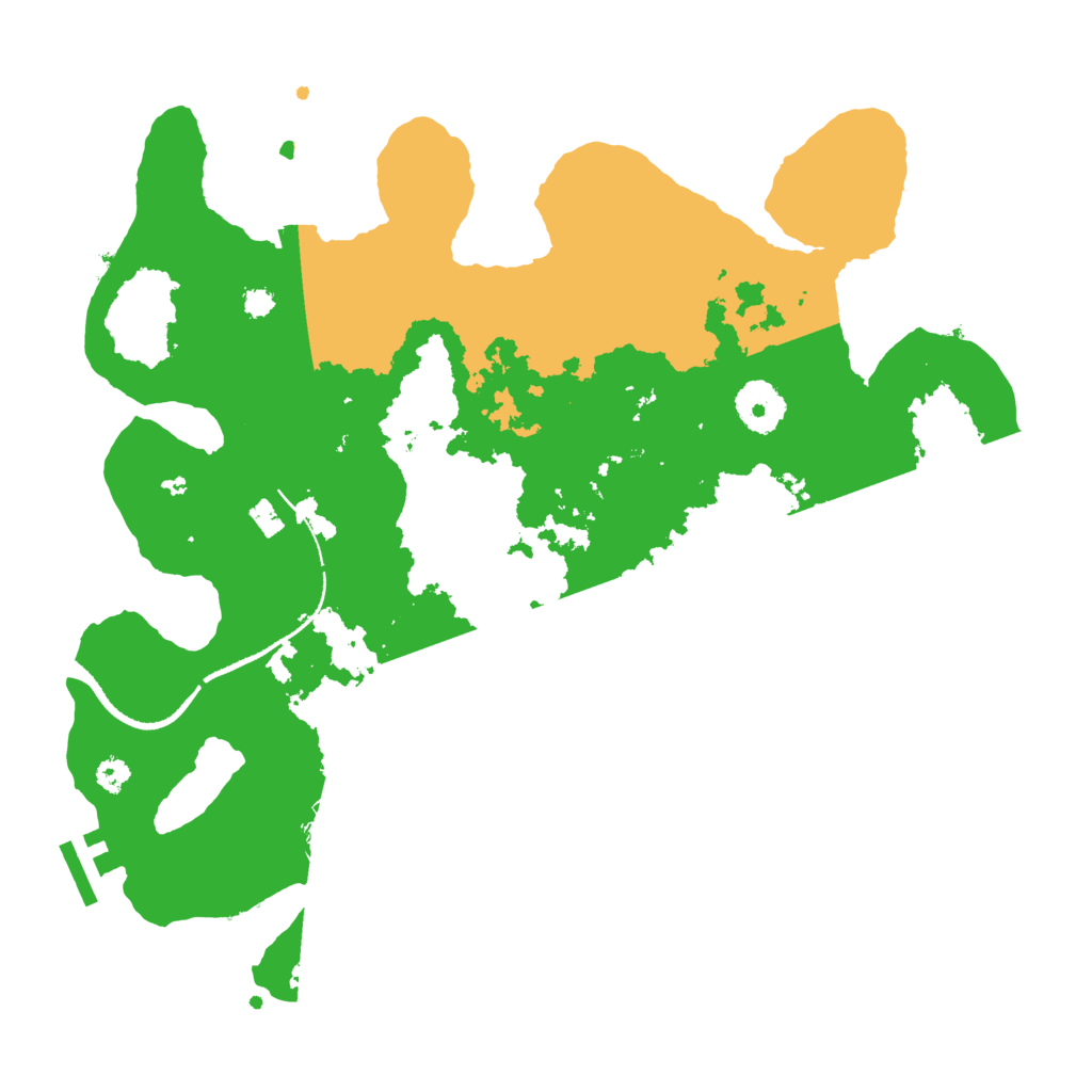Biome Rust Map: Procedural Map, Size: 3300, Seed: 1015521593