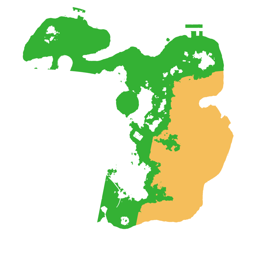 Biome Rust Map: Procedural Map, Size: 3000, Seed: 665477360