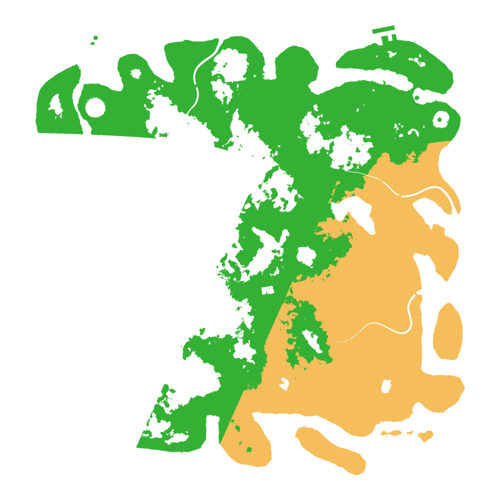 Biome Rust Map: Procedural Map, Size: 4500, Seed: 630874887