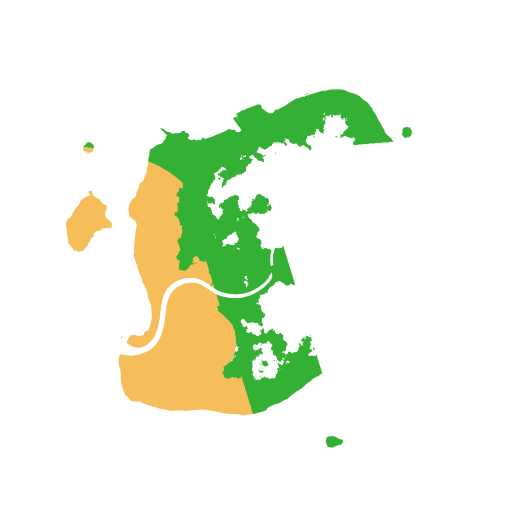 Biome Rust Map: Procedural Map, Size: 2000, Seed: 1190665649