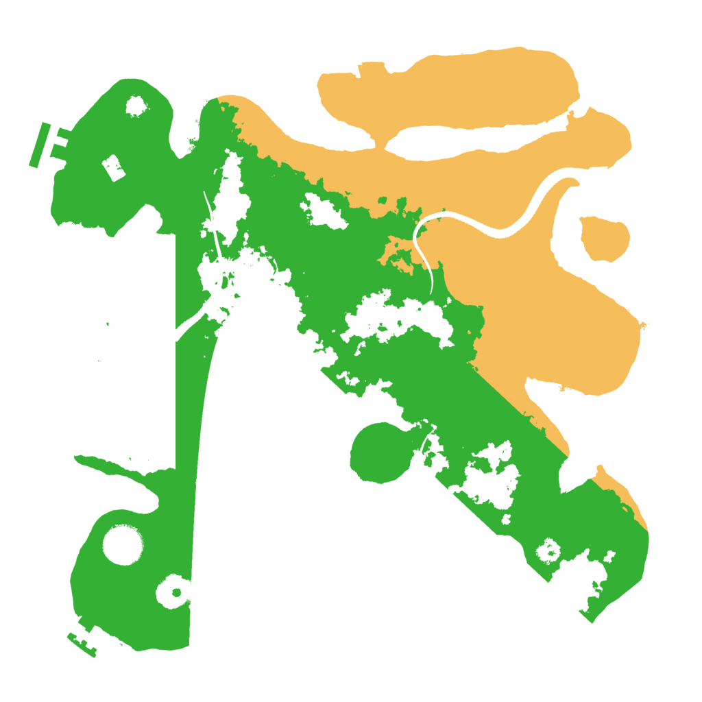 Biome Rust Map: Procedural Map, Size: 3100, Seed: 1145457653