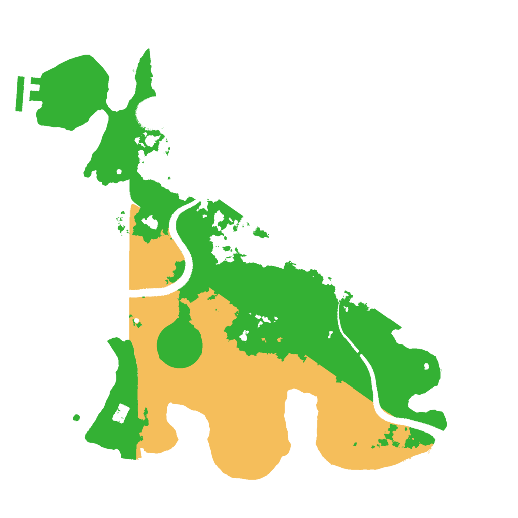 Biome Rust Map: Procedural Map, Size: 3000, Seed: 124120173