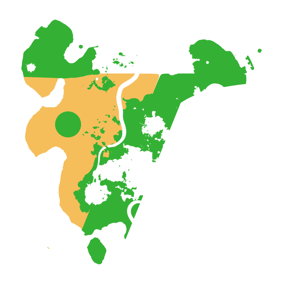 Biome Rust Map: Procedural Map, Size: 3000, Seed: 287003045