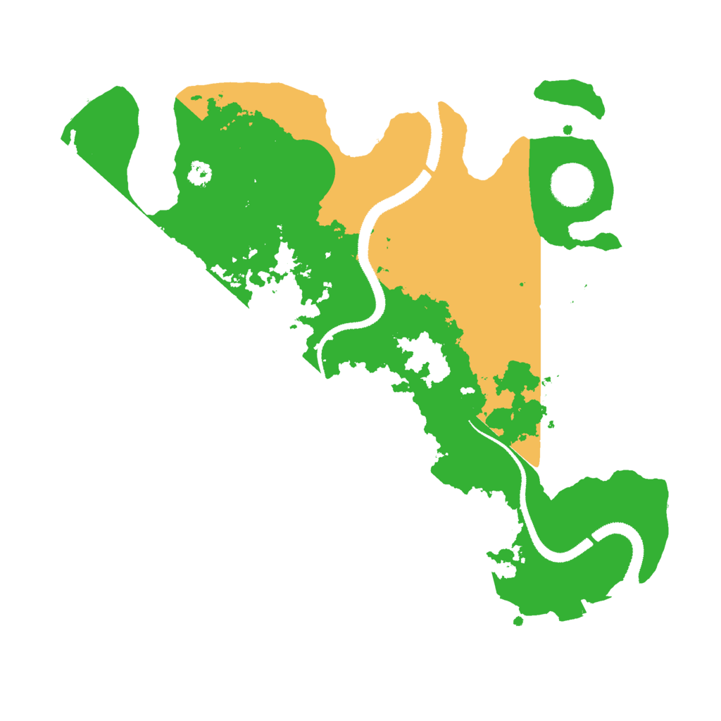 Biome Rust Map: Procedural Map, Size: 3000, Seed: 12589