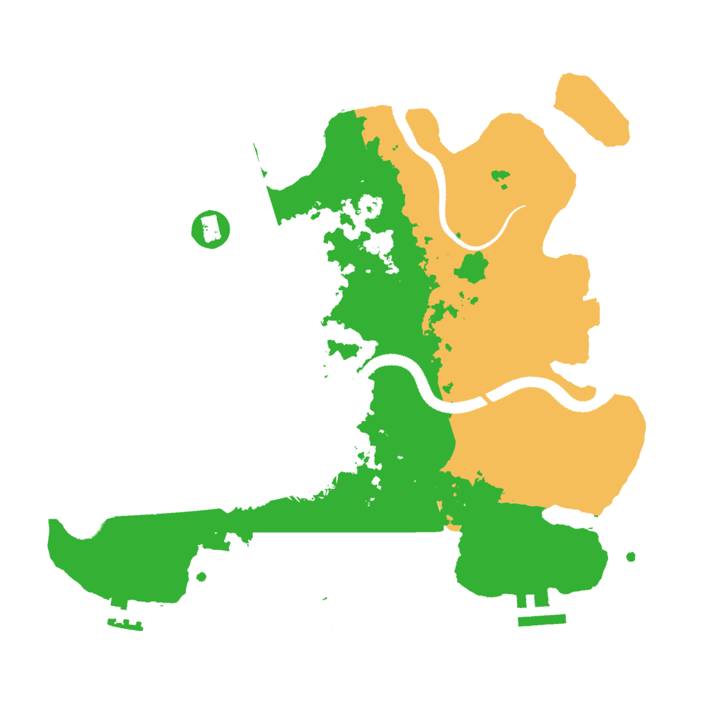 Biome Rust Map: Procedural Map, Size: 3000, Seed: 1078565550