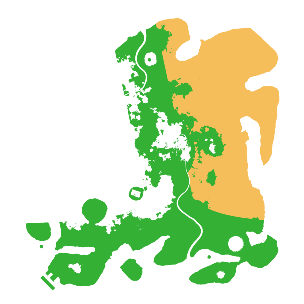 Biome Rust Map: Procedural Map, Size: 3500, Seed: 1989918699
