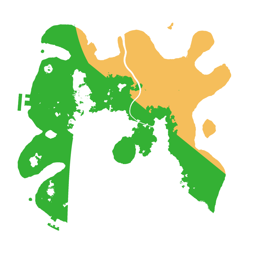 Biome Rust Map: Procedural Map, Size: 3000, Seed: 1712494148