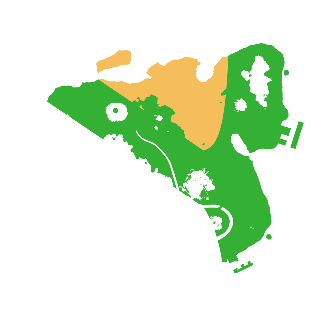 Biome Rust Map: Procedural Map, Size: 2300, Seed: 1452596670