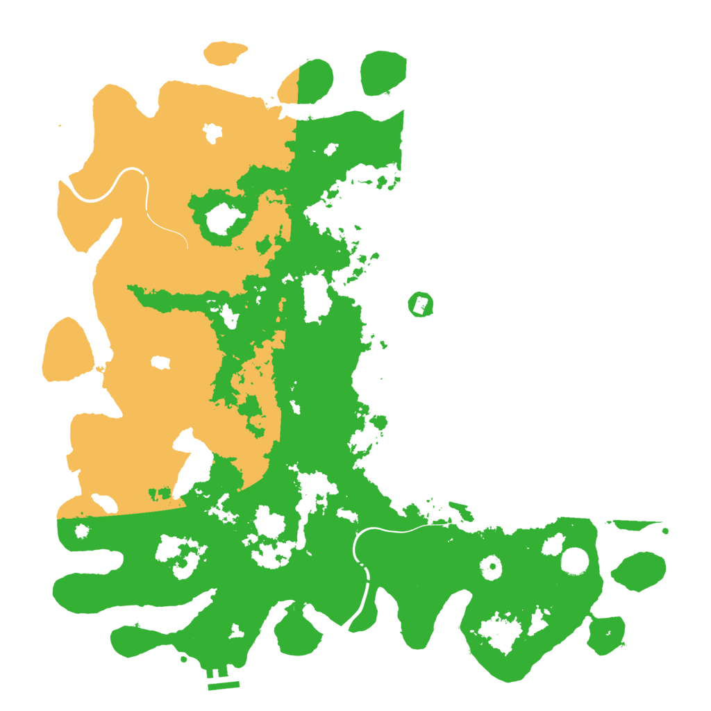Biome Rust Map: Procedural Map, Size: 4550, Seed: 23194901
