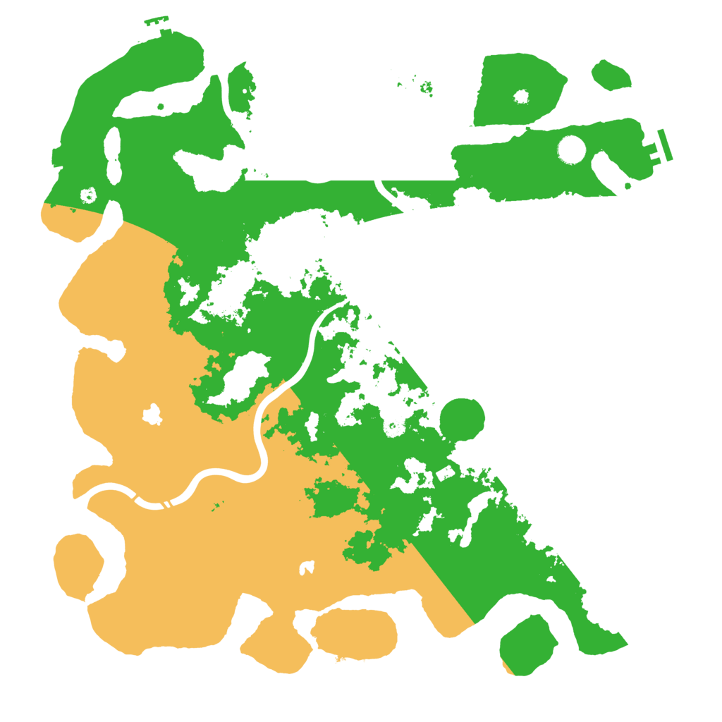 Biome Rust Map: Procedural Map, Size: 4500, Seed: 78591354