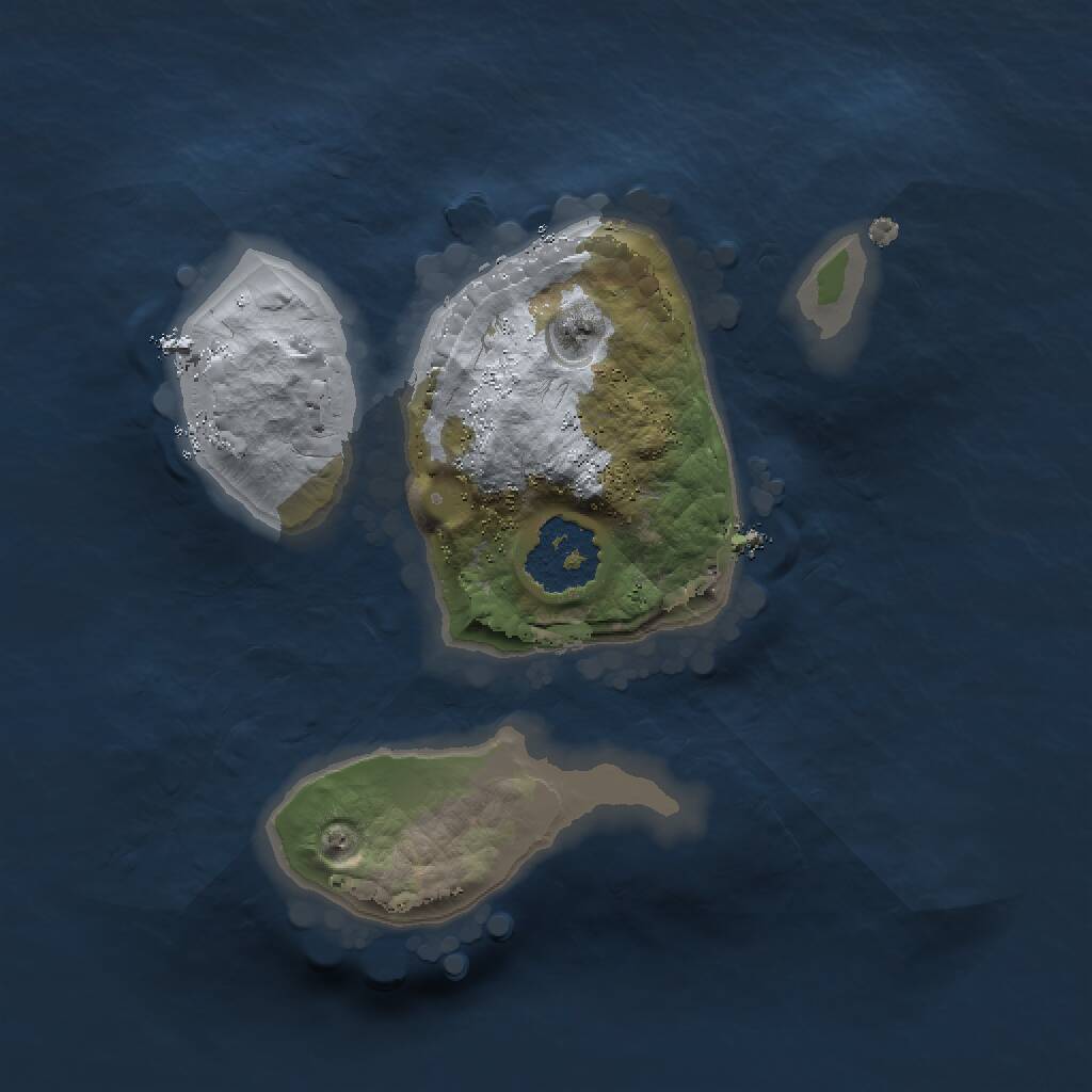 Rust Map: Procedural Map, Size: 1500, Seed: 84437093, 1 Monuments