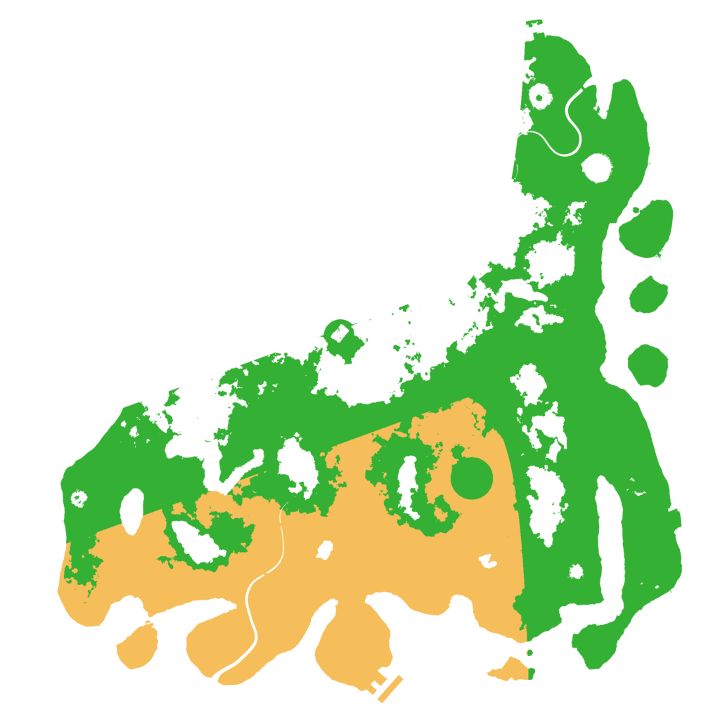 Biome Rust Map: Procedural Map, Size: 4500, Seed: 1494820325