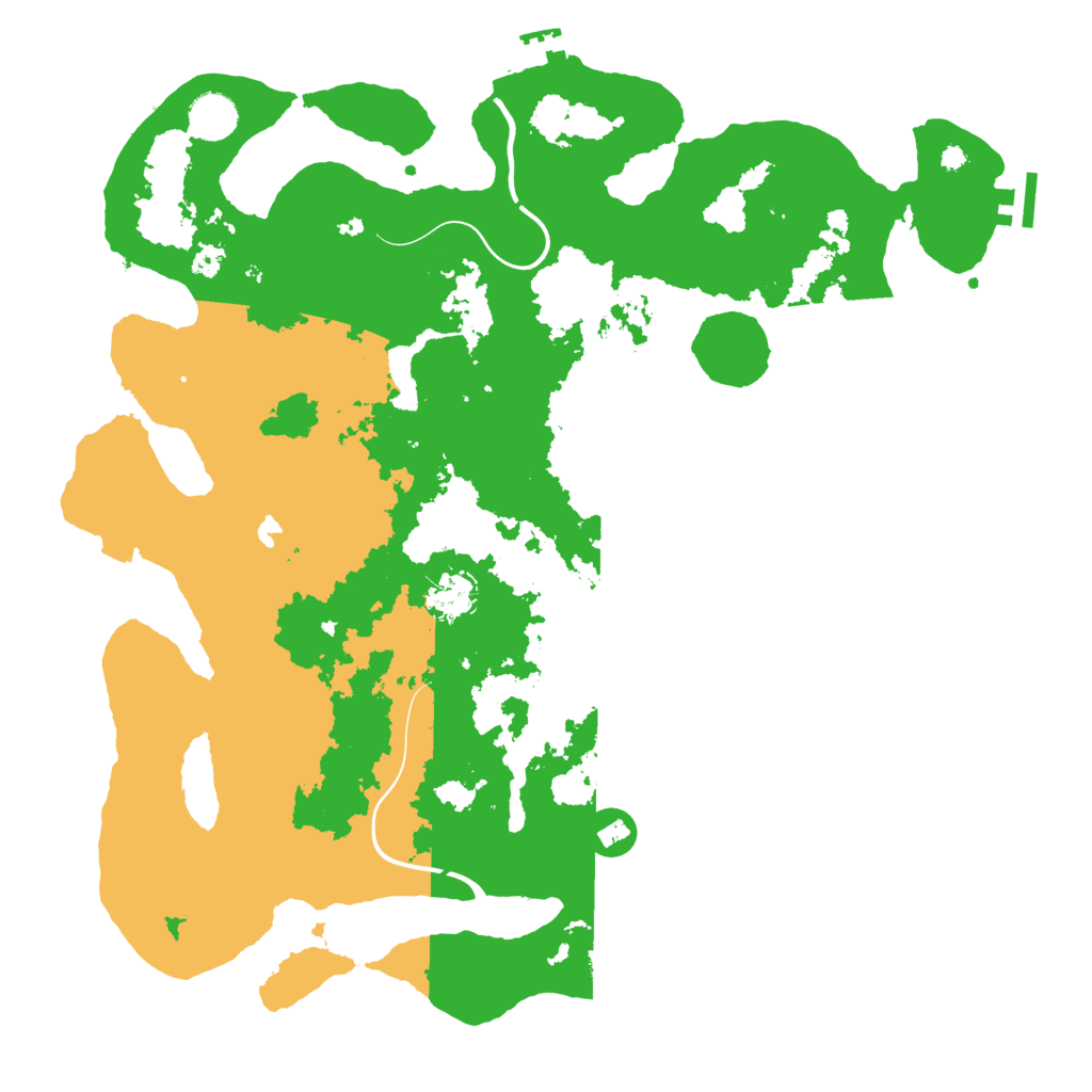 Biome Rust Map: Procedural Map, Size: 4000, Seed: 7259