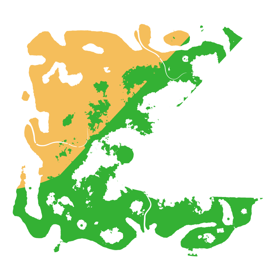 Biome Rust Map: Procedural Map, Size: 4250, Seed: 777539118