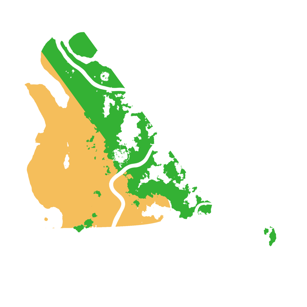Biome Rust Map: Procedural Map, Size: 3500, Seed: 719044869