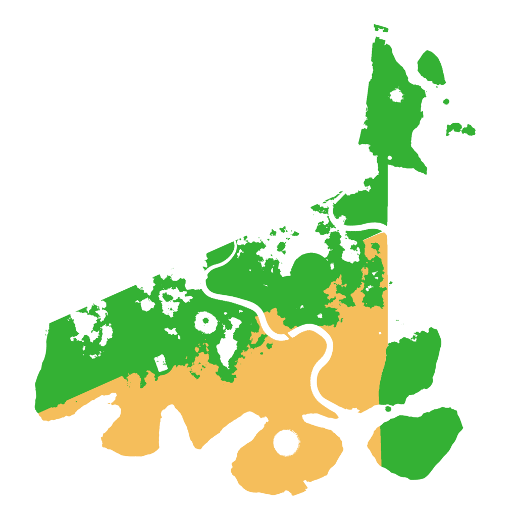 Biome Rust Map: Procedural Map, Size: 3500, Seed: 176489722