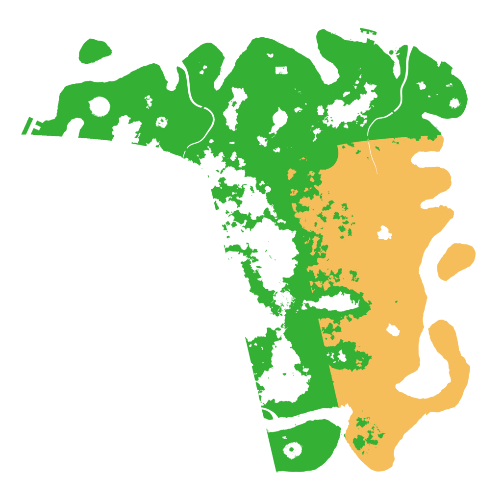 Biome Rust Map: Procedural Map, Size: 4500, Seed: 71912
