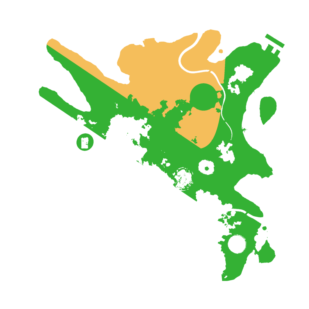 Biome Rust Map: Procedural Map, Size: 3000, Seed: 17833