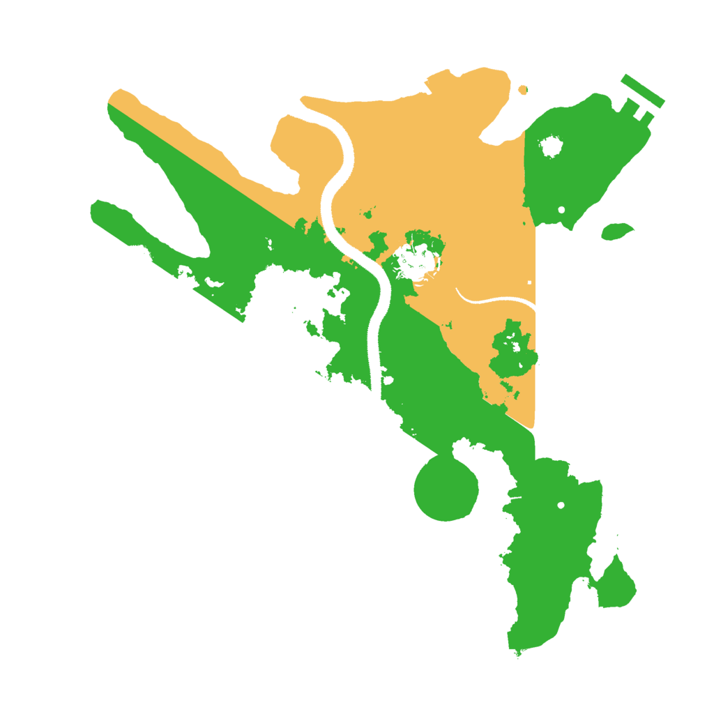 Biome Rust Map: Procedural Map, Size: 3000, Seed: 17833