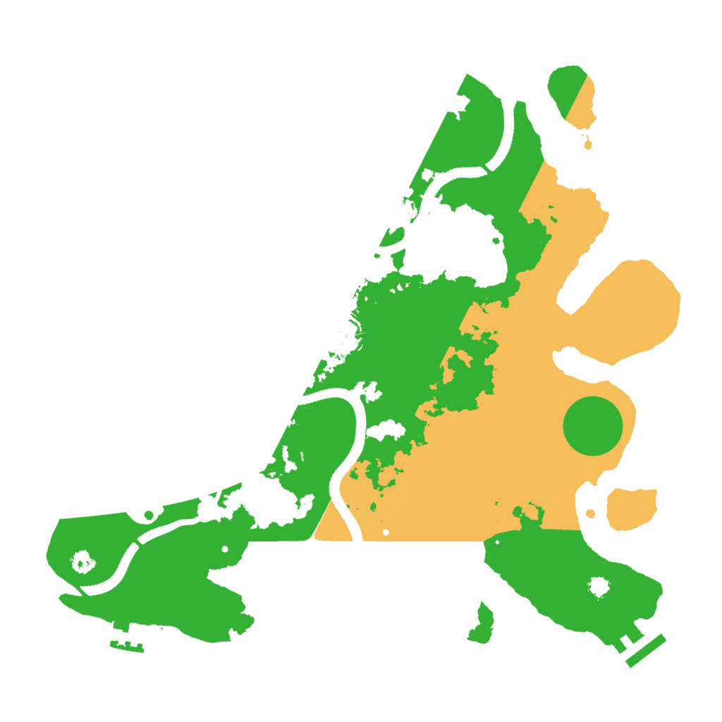 Biome Rust Map: Procedural Map, Size: 3200, Seed: 944019577