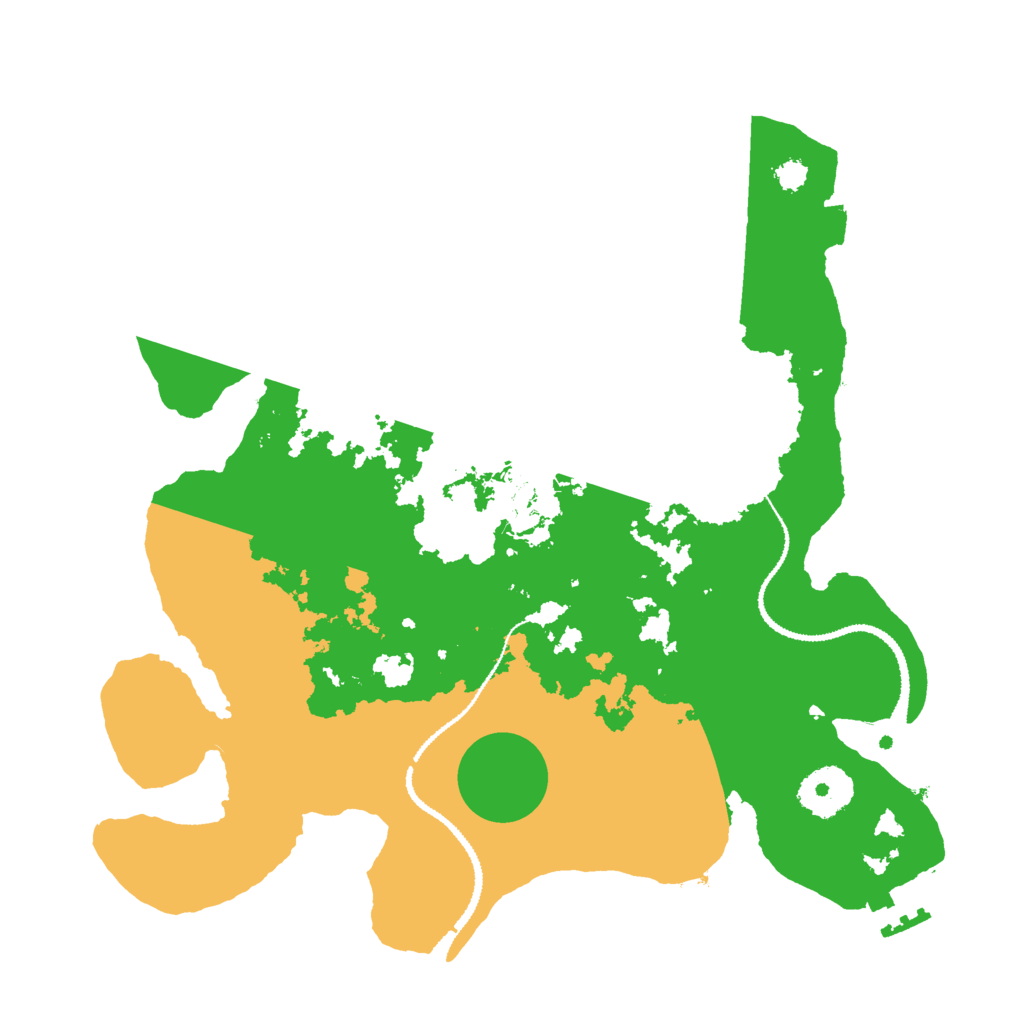 Biome Rust Map: Procedural Map, Size: 3000, Seed: 6746