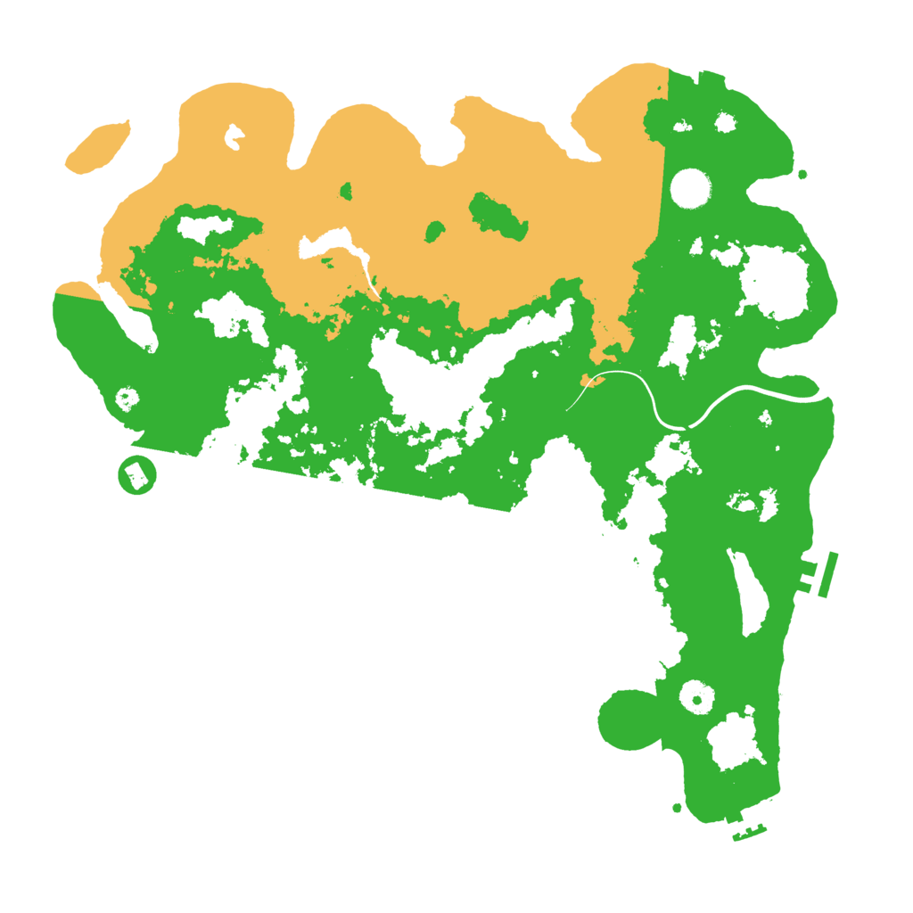 Biome Rust Map: Procedural Map, Size: 4000, Seed: 1333113545